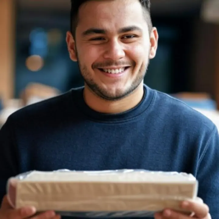 Férfi outfit vásárlói fotón