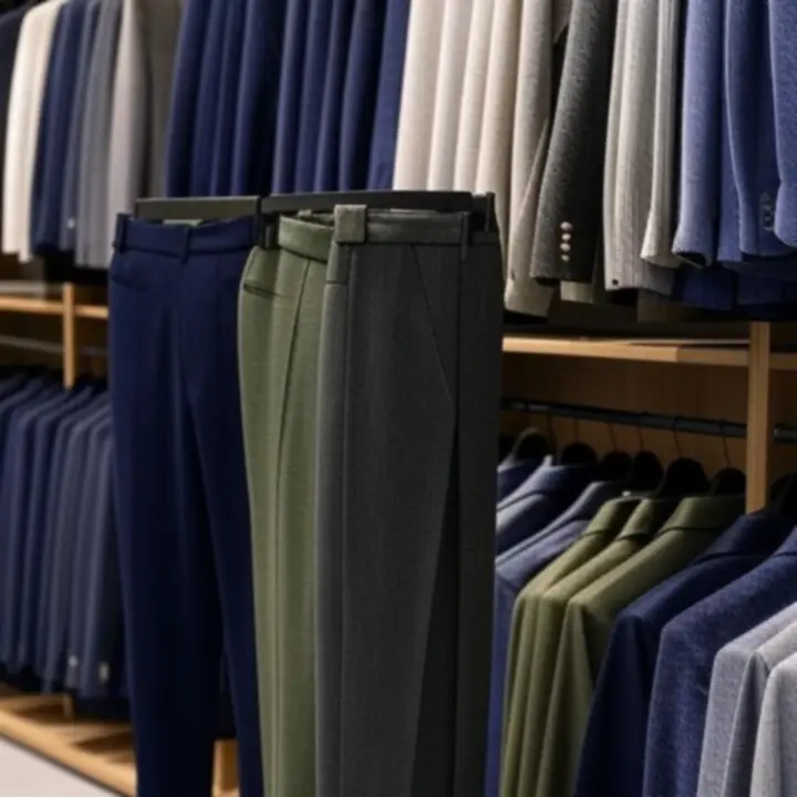 Újdonságok férfi ruházat friss szerkesztett fotón